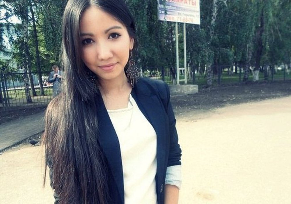 Русско казахская девушка